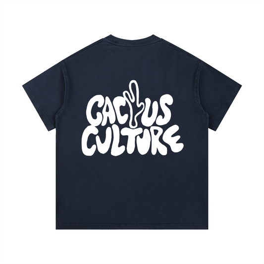 Oversized Navy Cactus Culture Tee