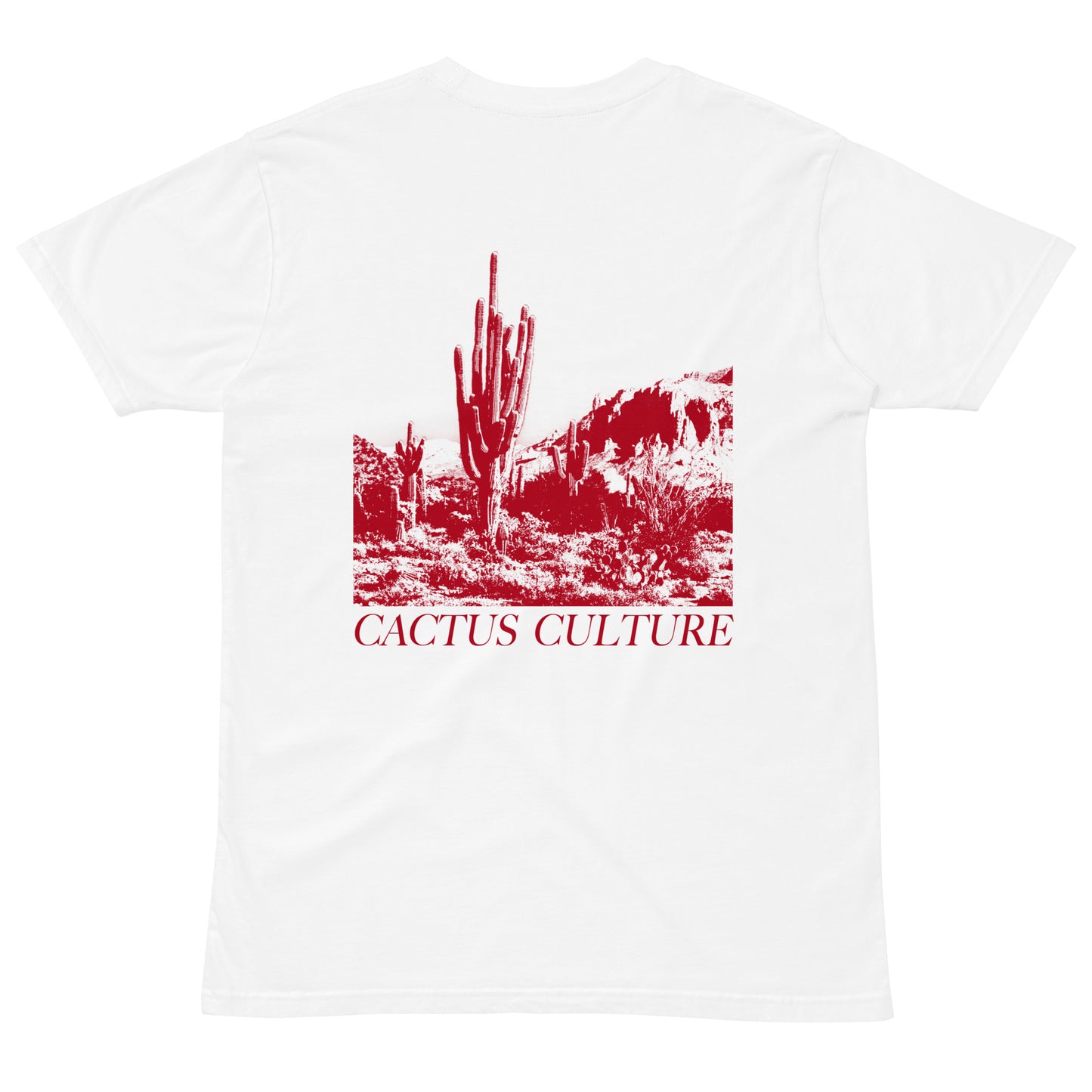 Cactus Culture Desert Silhouette Red