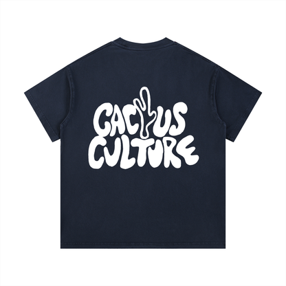 Oversized Navy Cactus Culture Tee